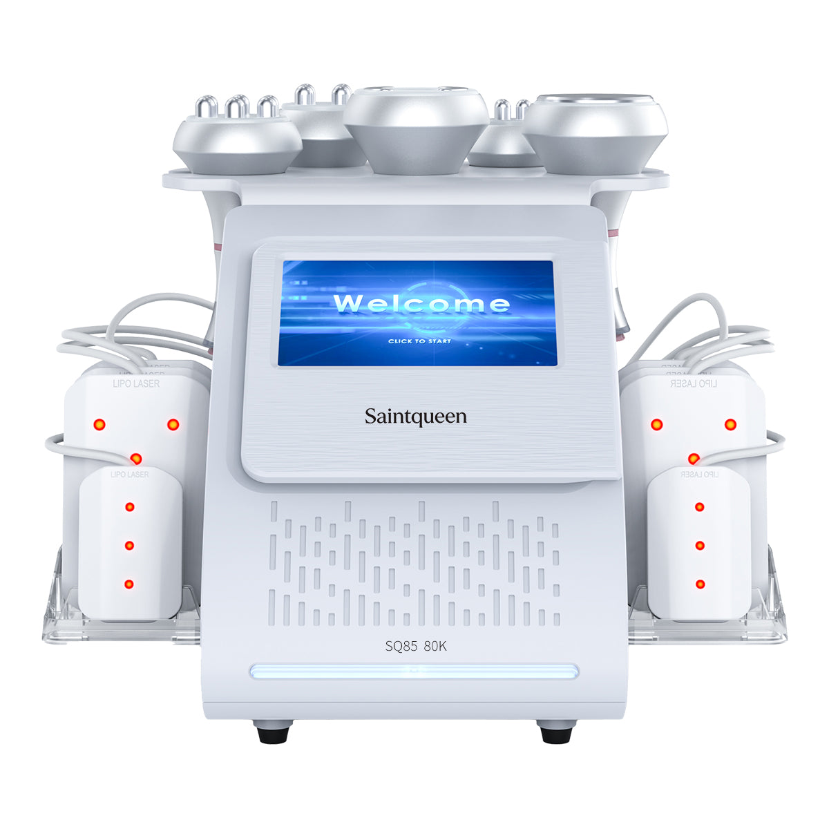 SQ85C Pro | מכשיר קוויטציה 80K ו-RF, ‏6 ב-1 עם רפידות לייזר