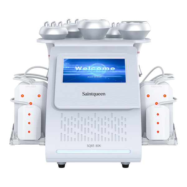 SQ85C Pro | מכשיר קוויטציה 80K ו-RF, ‏6 ב-1 עם רפידות לייזר