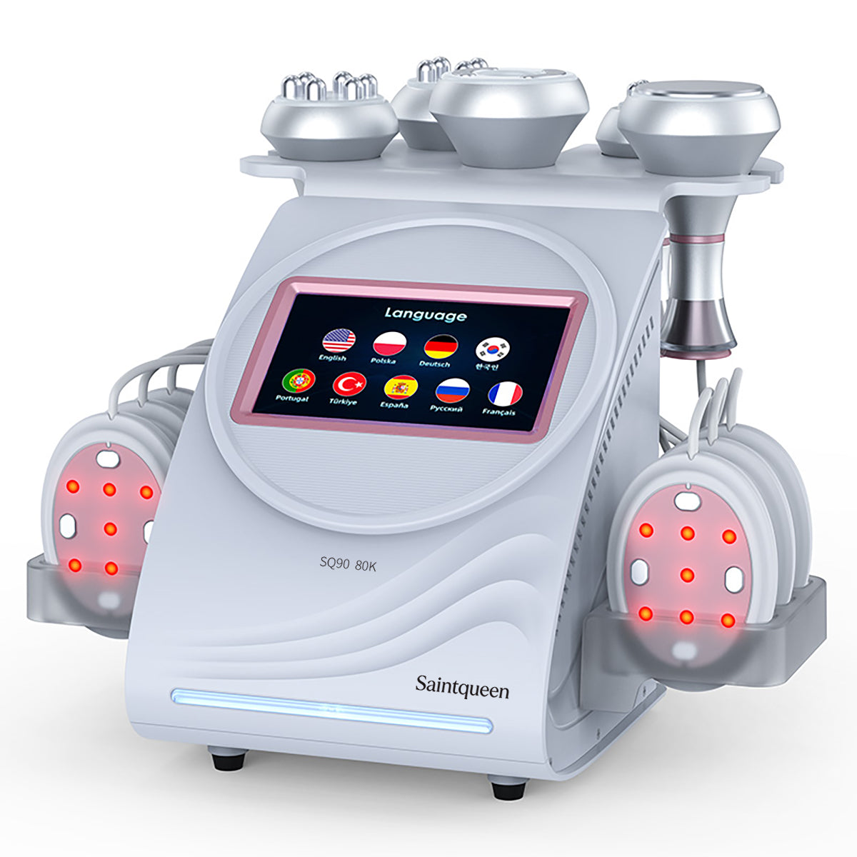 SQ90B Pro | מכשיר קוויטציה 80K ו-RF, ‏6 ב-1 עם רפידות לייזר משולבות מיקרו־זרם תמונה ראשית