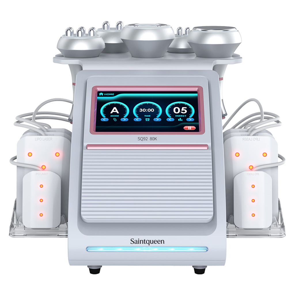 SQ92C Pro | מכשיר קוויטציה 80K ו-RF, ‏6 ב-1 עם רפידות לייזר