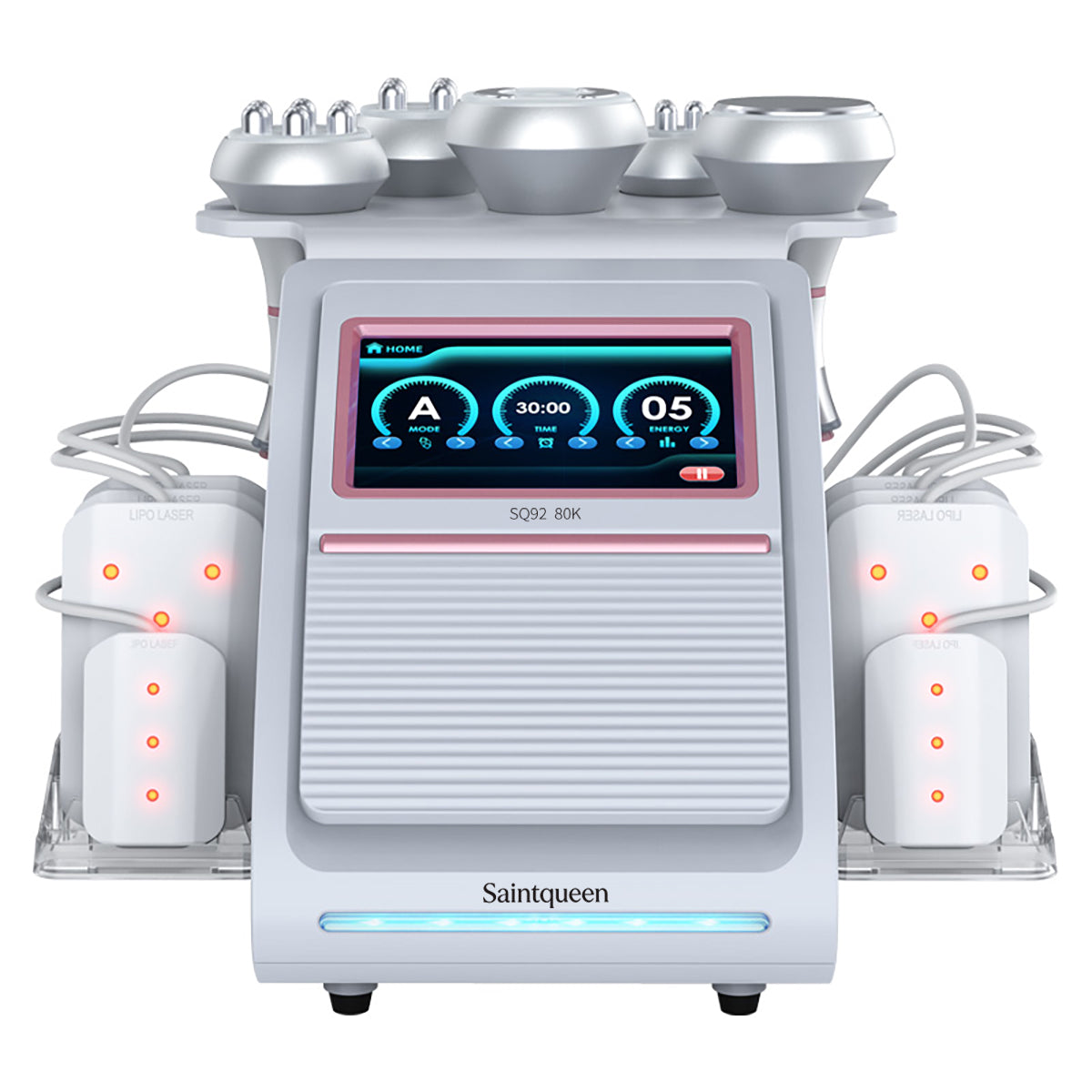 SQ92C Pro | מכשיר קוויטציה 80K ו-RF, ‏6 ב-1 עם רפידות לייזר