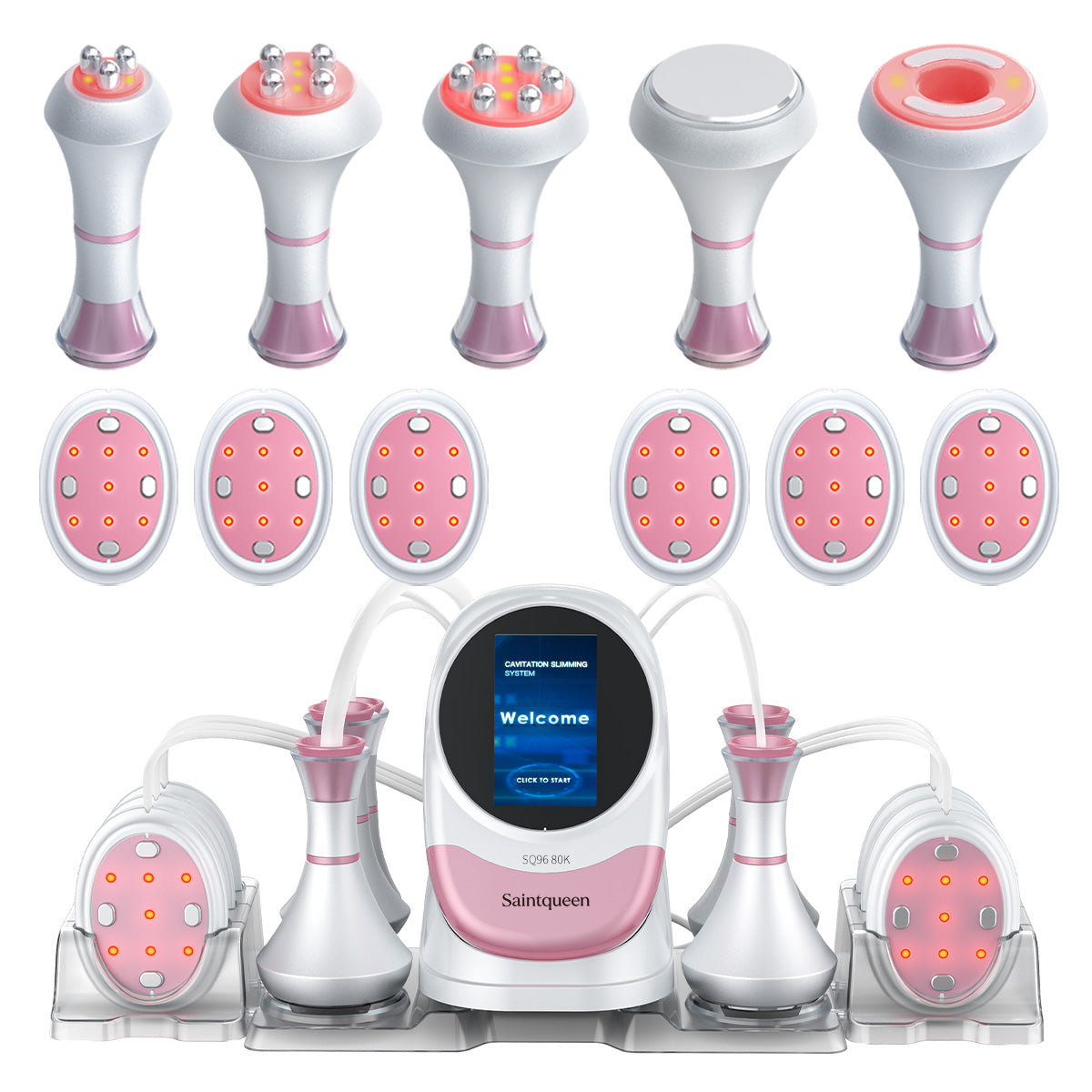 SQ96 Pro מערכת 6-in-1 עם לוחות לייזר ו־EMS תמונה נוספת
